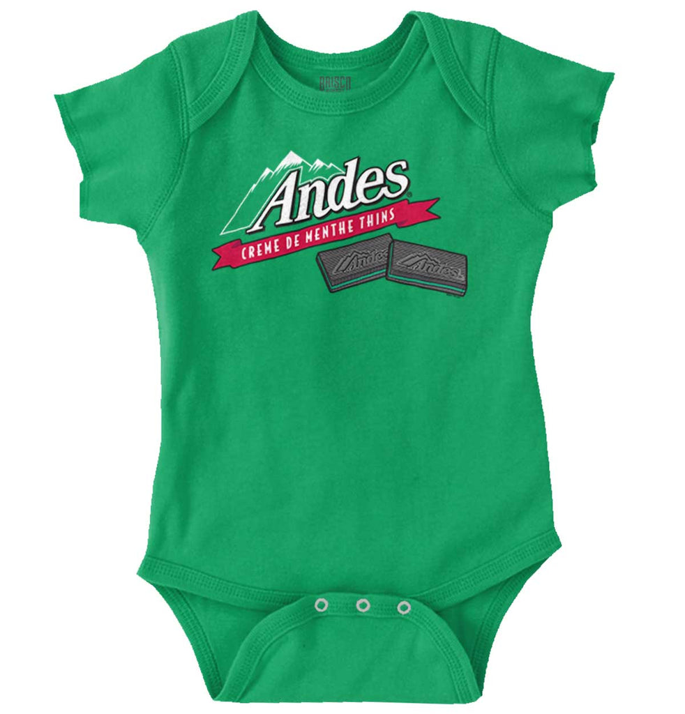Andes Chocolate Romper Bodysuit-Direct To Garment Print-Brisco Baby