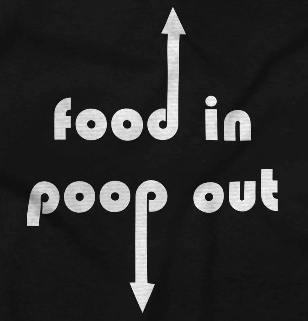 Poop out Romper Bodysuit-Direct To Garment Print-Brisco Baby