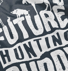 Future Deer Hunting Bud Football Romper Bodysuit-Direct To Garment Print-Brisco Baby