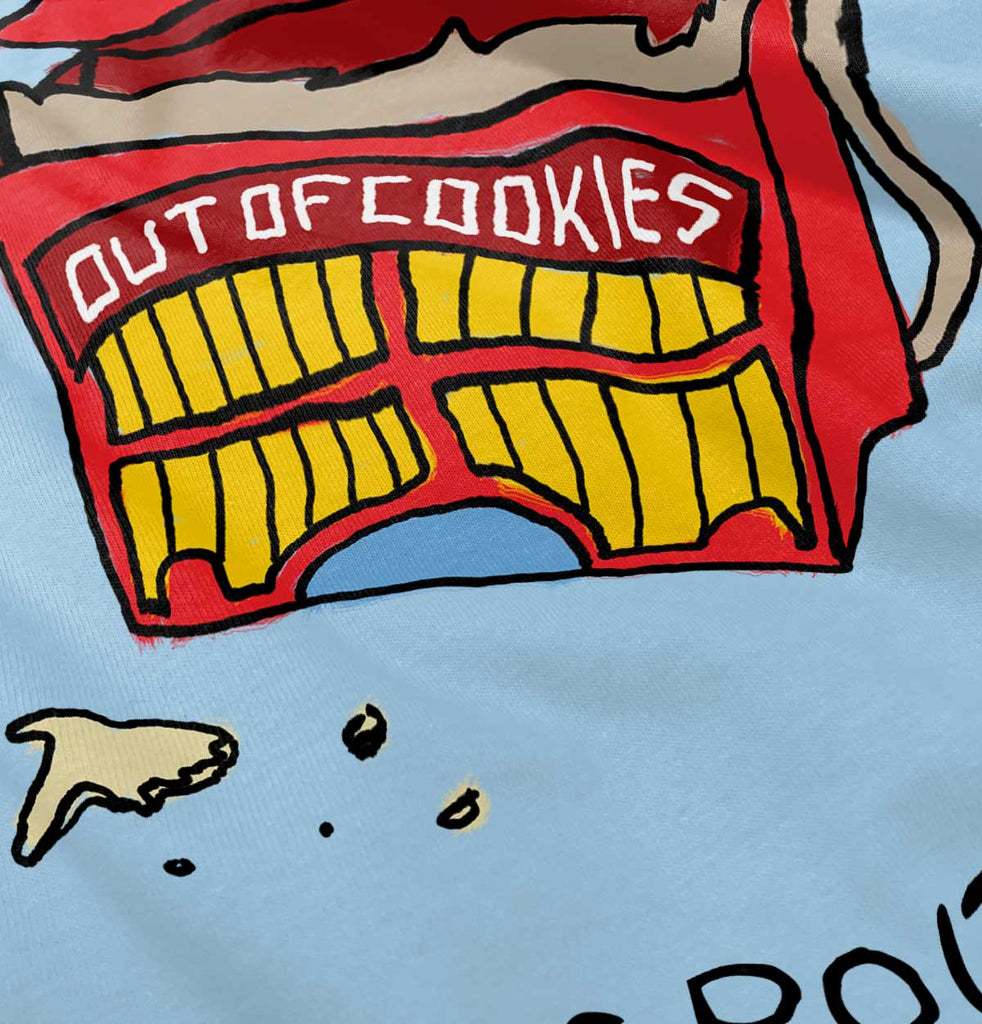 Out of Cookies Infant Toddler T Shirt-Direct To Garment Print-Brisco Baby