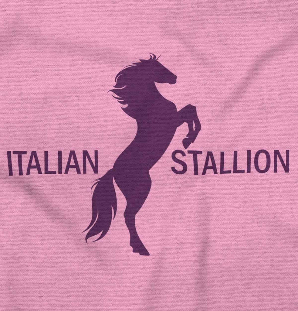 Italian Stallion Infant Toddler T Shirt-Direct To Garment Print-Brisco Baby