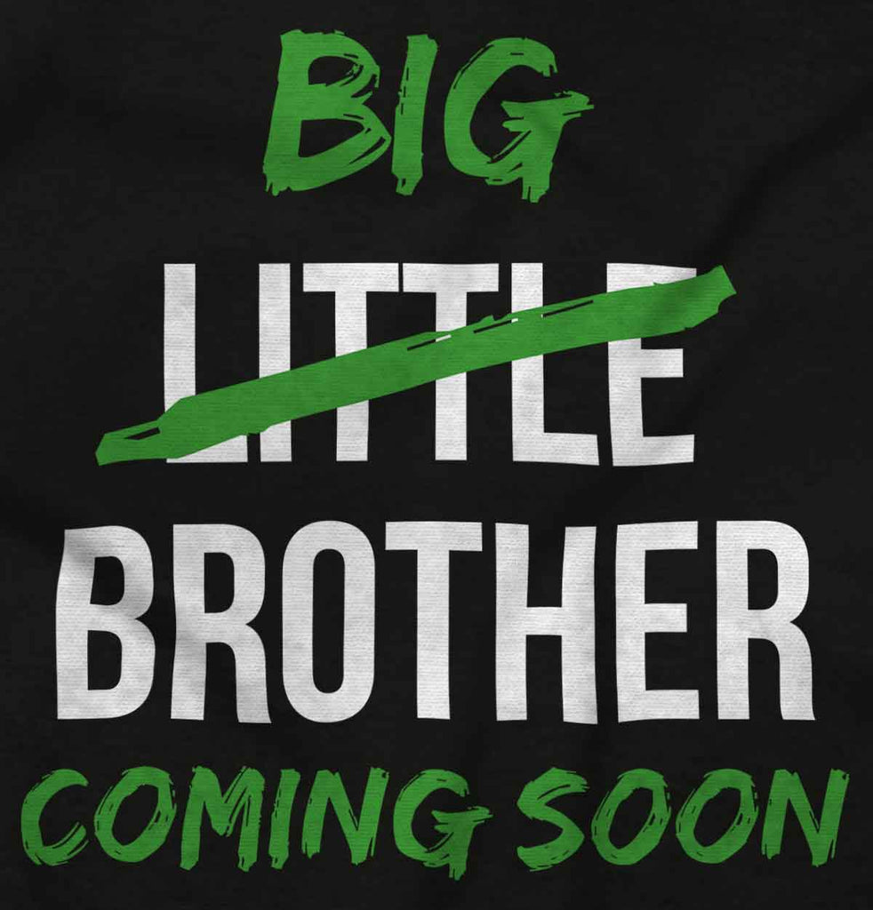 Big Brother Coming Soon Romper Bodysuit-Direct To Garment Print-Brisco Baby