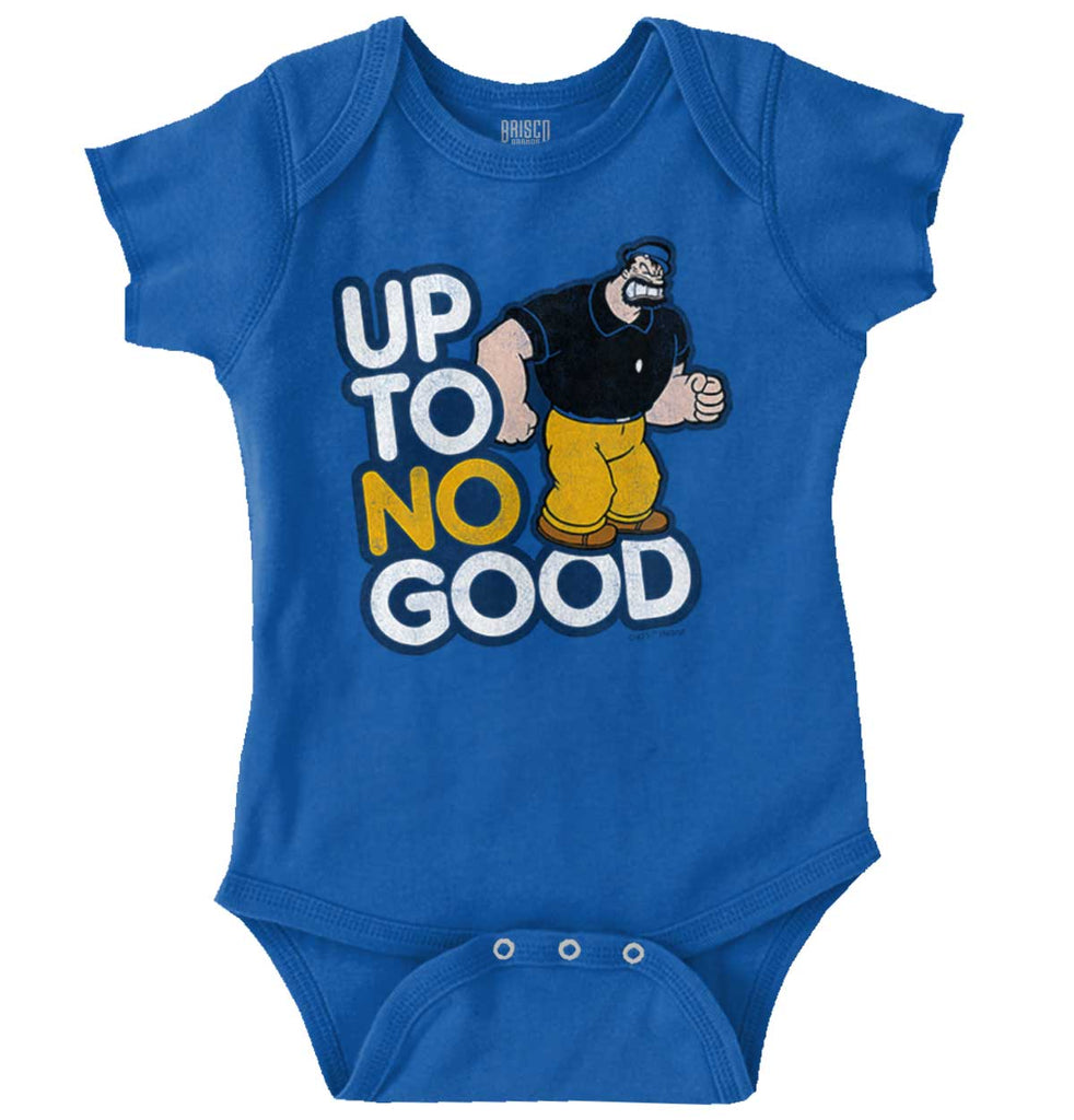 Up To No Good Romper Bodysuit-Direct To Garment Print-Brisco Baby