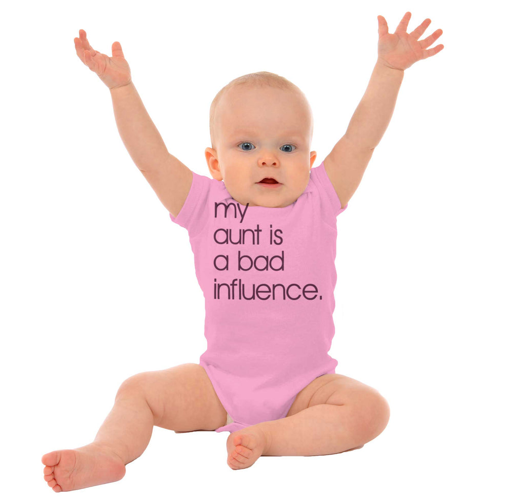 Bad Influence Romper Bodysuit-Direct To Garment Print-Brisco Baby