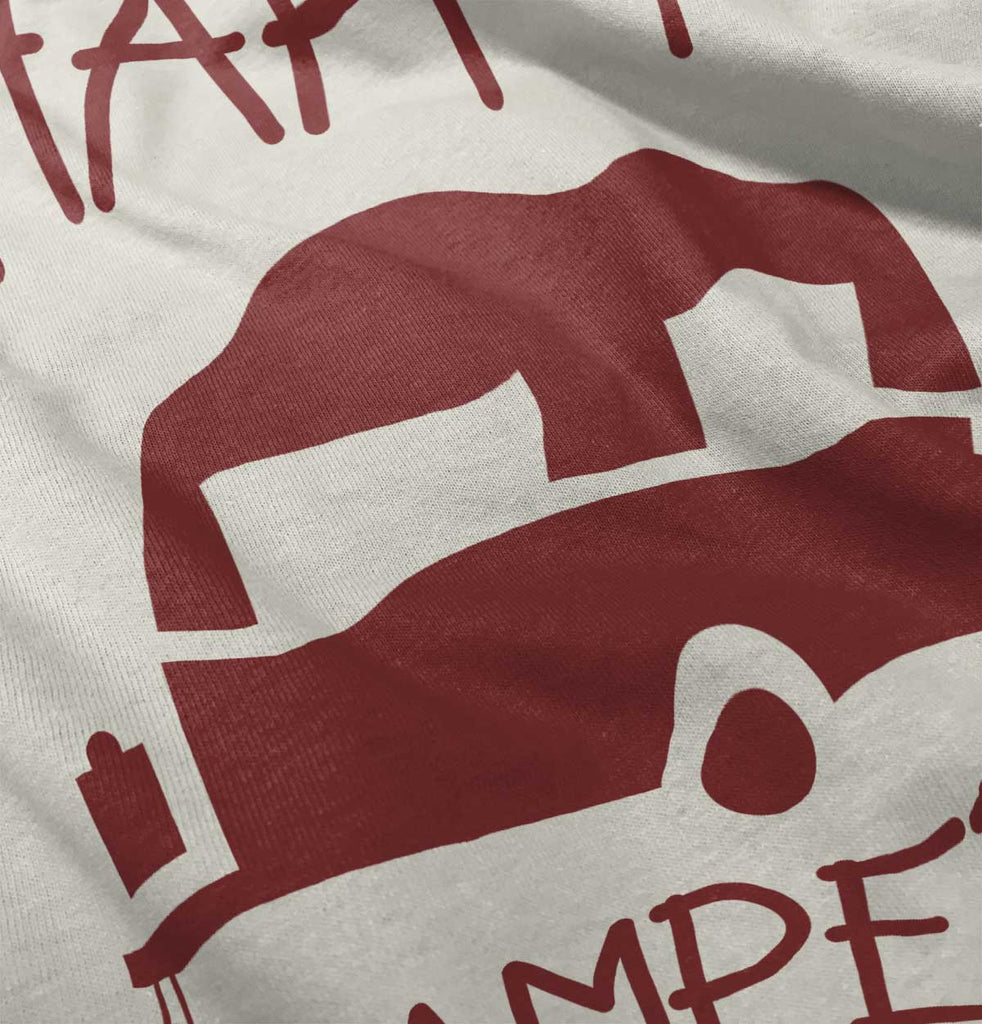 Happy Camper Baby Striped Skirt Dress-Direct To Garment Print-Brisco Baby