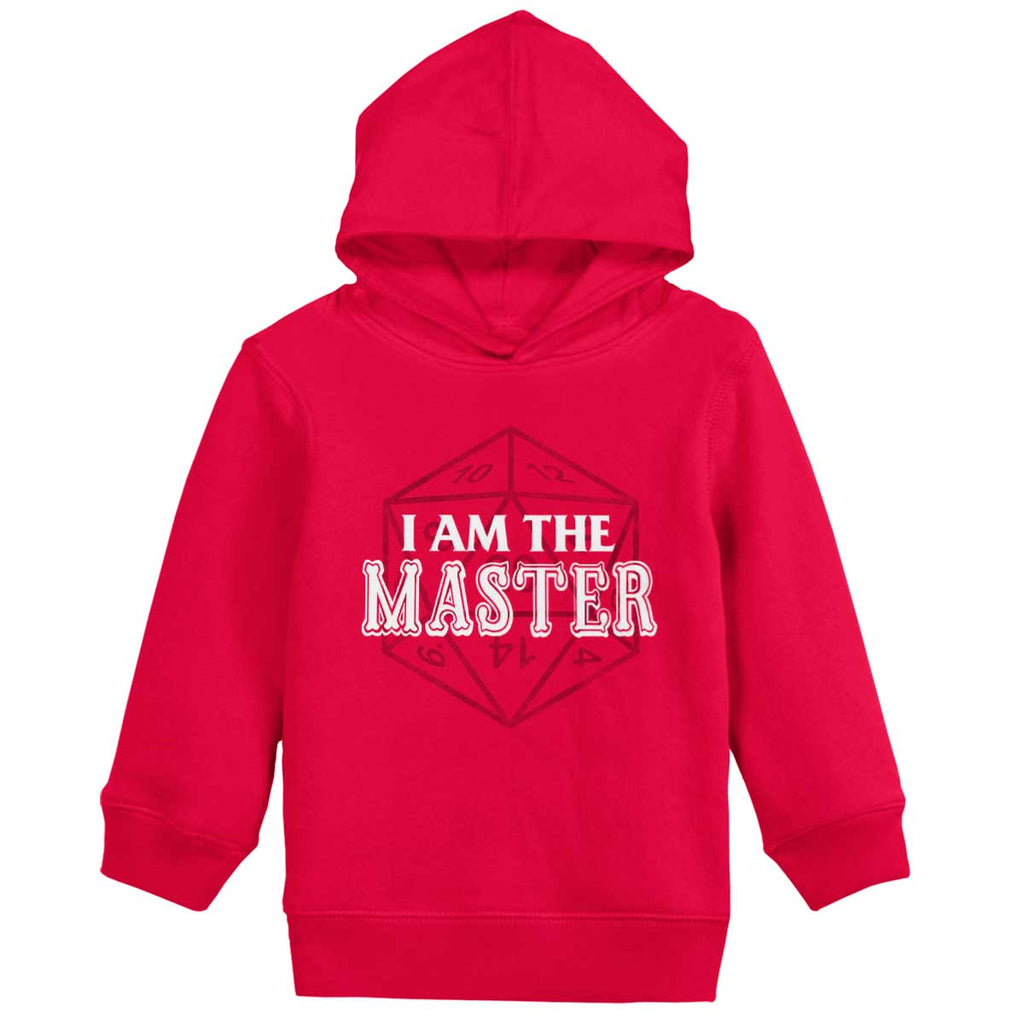 I Am The Master Dungeons Gamer Toddler Pullover Hoodie-Direct To Garment Print-Brisco Baby