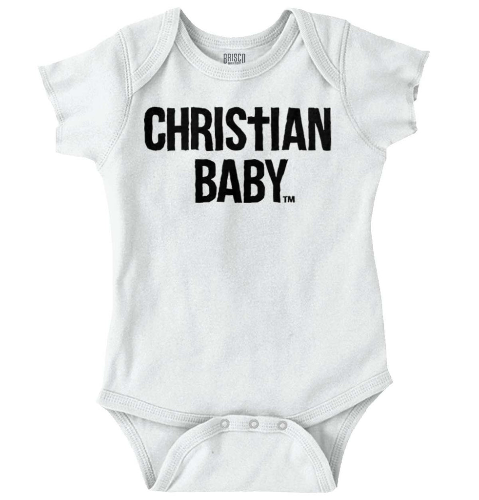 Christian Baby Romper Bodysuit-Direct To Garment Print-Brisco Baby