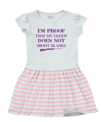 Shoot Blanks Baby Striped Skirt Dress-Direct To Garment Print-Brisco Baby