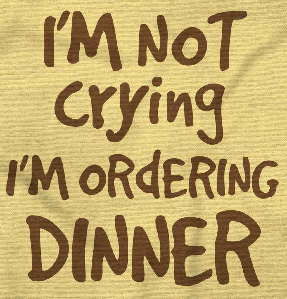Ordering Dinner Infant Toddler T Shirt-Direct To Garment Print-Brisco Baby