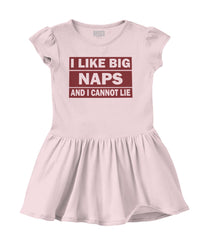 Big Naps Solid Baby Infant Dress-Direct To Garment Print-Brisco Baby