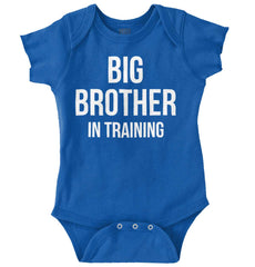 Big Brother In Training Romper Bodysuit-Direct To Garment Print-Brisco Baby