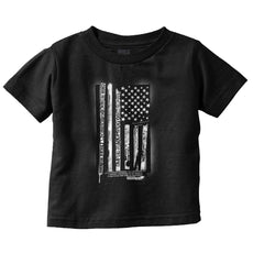 American CBGB Infant Toddler T Shirt-Direct To Garment Print-Brisco Baby