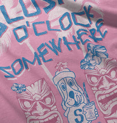 Slush O Clock Somewhere Toddler Pullover Hoodie-Direct To Garment Print-Brisco Baby