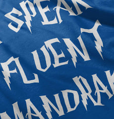 Speak Fluent Mandrake Infant Toddler T Shirt-Direct To Garment Print-Brisco Baby