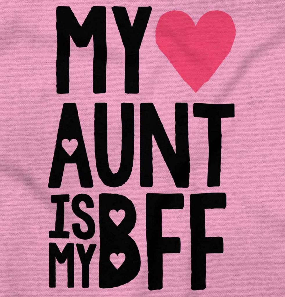 Aunt Is My BFF Romper Bodysuit-Direct To Garment Print-Brisco Baby