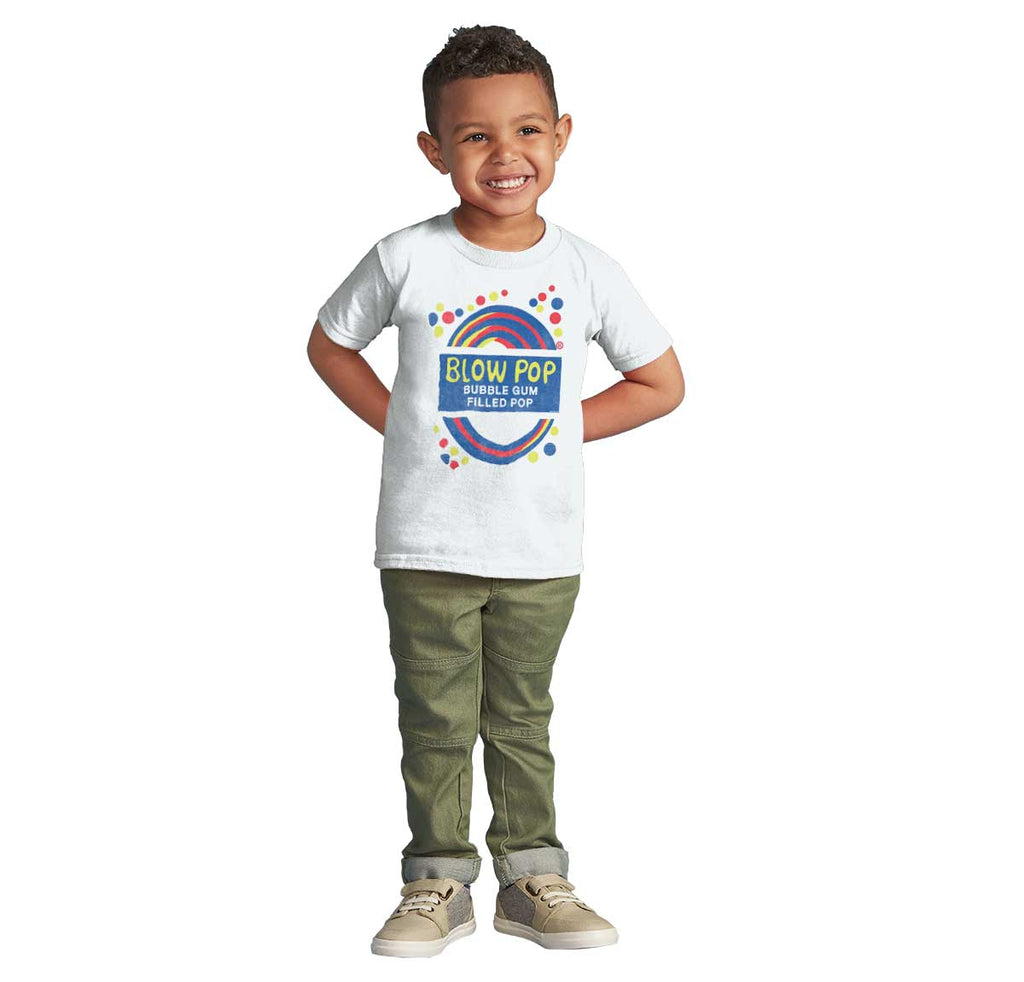 Blow Pop Label Infant Toddler T Shirt-Direct To Garment Print-Brisco Baby