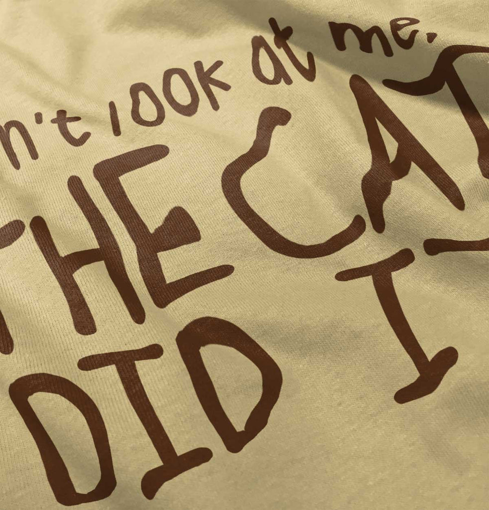 Cat Did It Romper Bodysuit-Direct To Garment Print-Brisco Baby