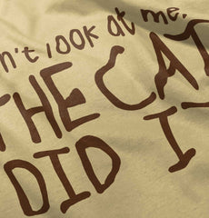 Cat Did It Romper Bodysuit-Direct To Garment Print-Brisco Baby