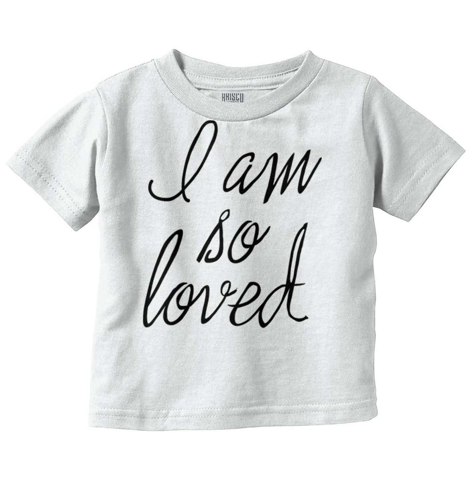 So Loved Infant Toddler T Shirt-Direct To Garment Print-Brisco Baby