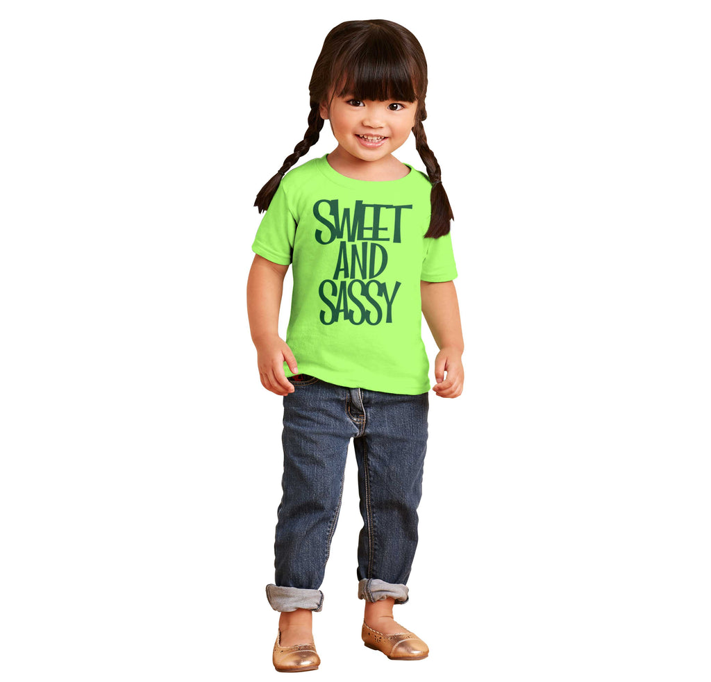 Sweet and Sassy Infant Toddler T Shirt-Direct To Garment Print-Brisco Baby
