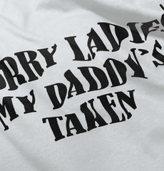 Daddy's Taken Romper Bodysuit-Direct To Garment Print-Brisco Baby