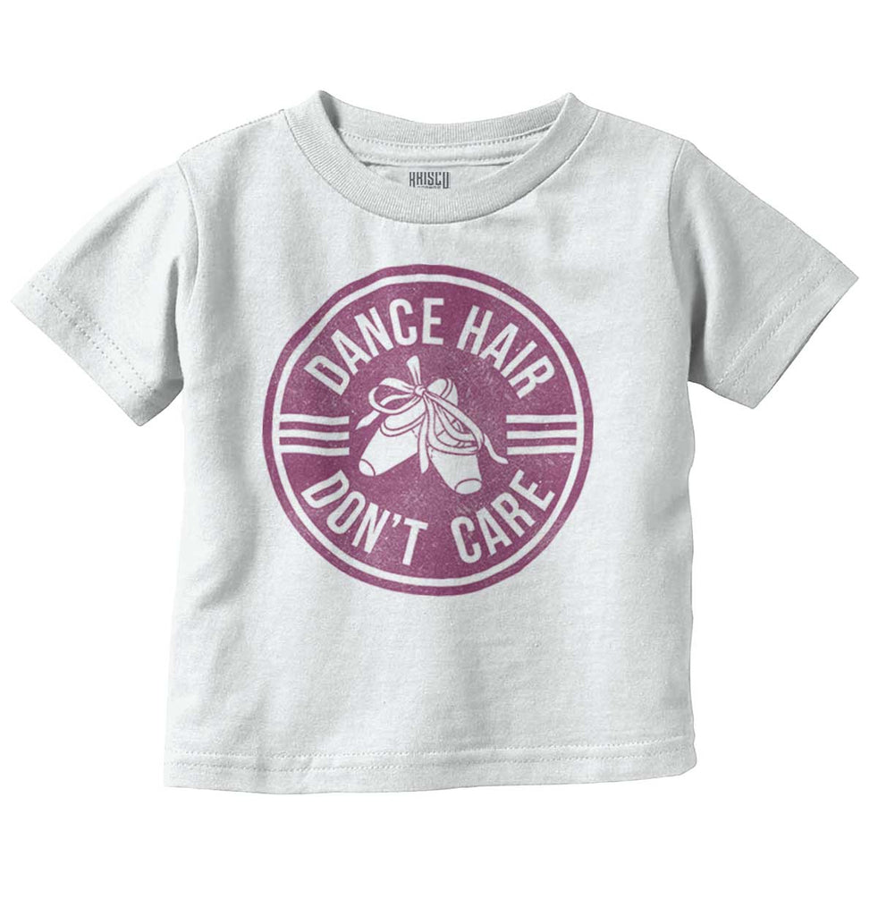 Dance Hair Infant Toddler T Shirt-Direct To Garment Print-Brisco Baby
