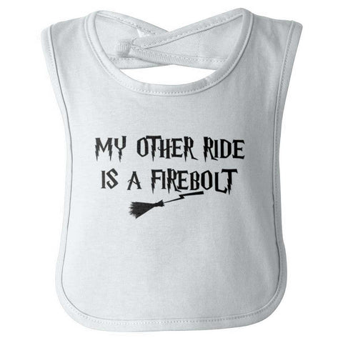 Other Ride Firebolt Infant Baby Bib-Direct To Garment Print-Brisco Baby