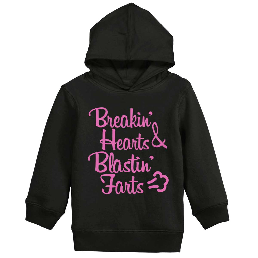 Blastin Farts Toddler Pullover Hoodie-Direct To Garment Print-Brisco Baby