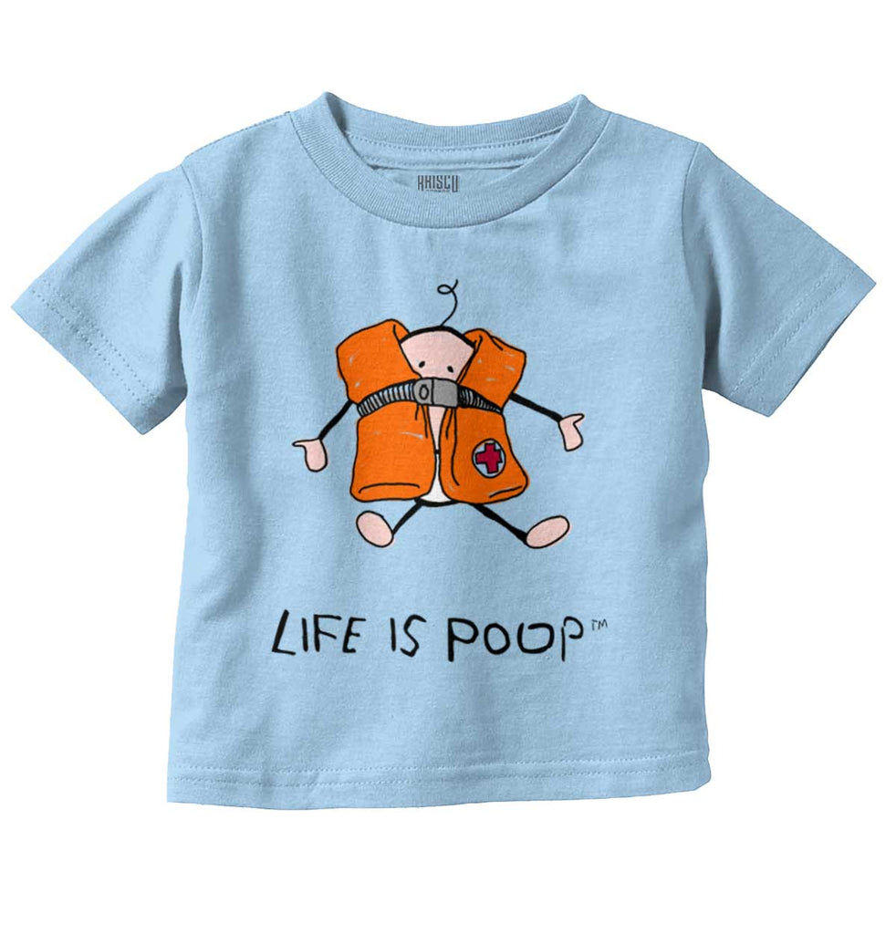 Baby Life Vest Infant Toddler T Shirt-Direct To Garment Print-Brisco Baby