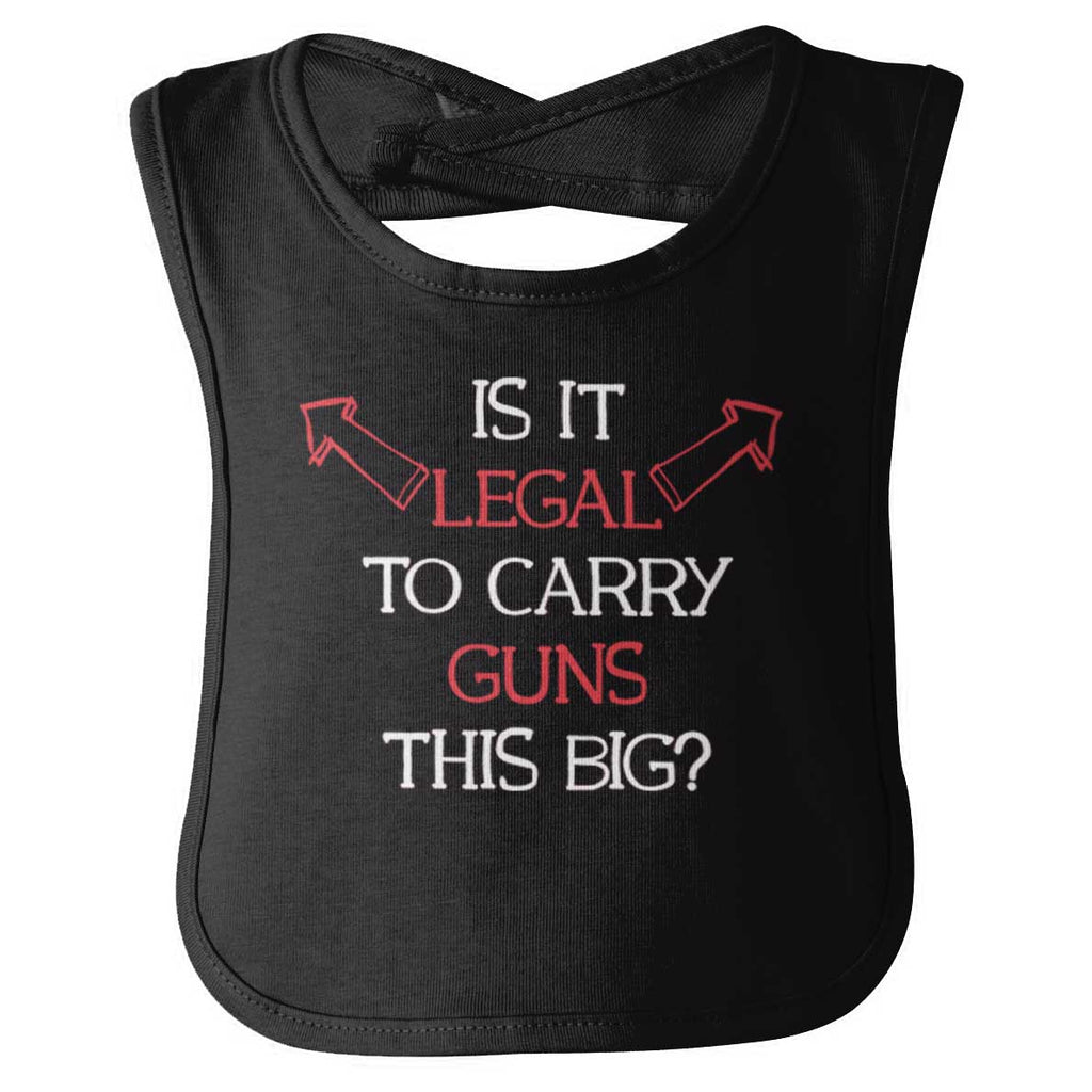 Is It Legal Infant Baby Bib-Direct To Garment Print-Brisco Baby