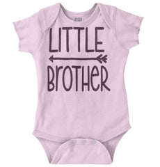 Little Brother Romper Bodysuit-Direct To Garment Print-Brisco Baby