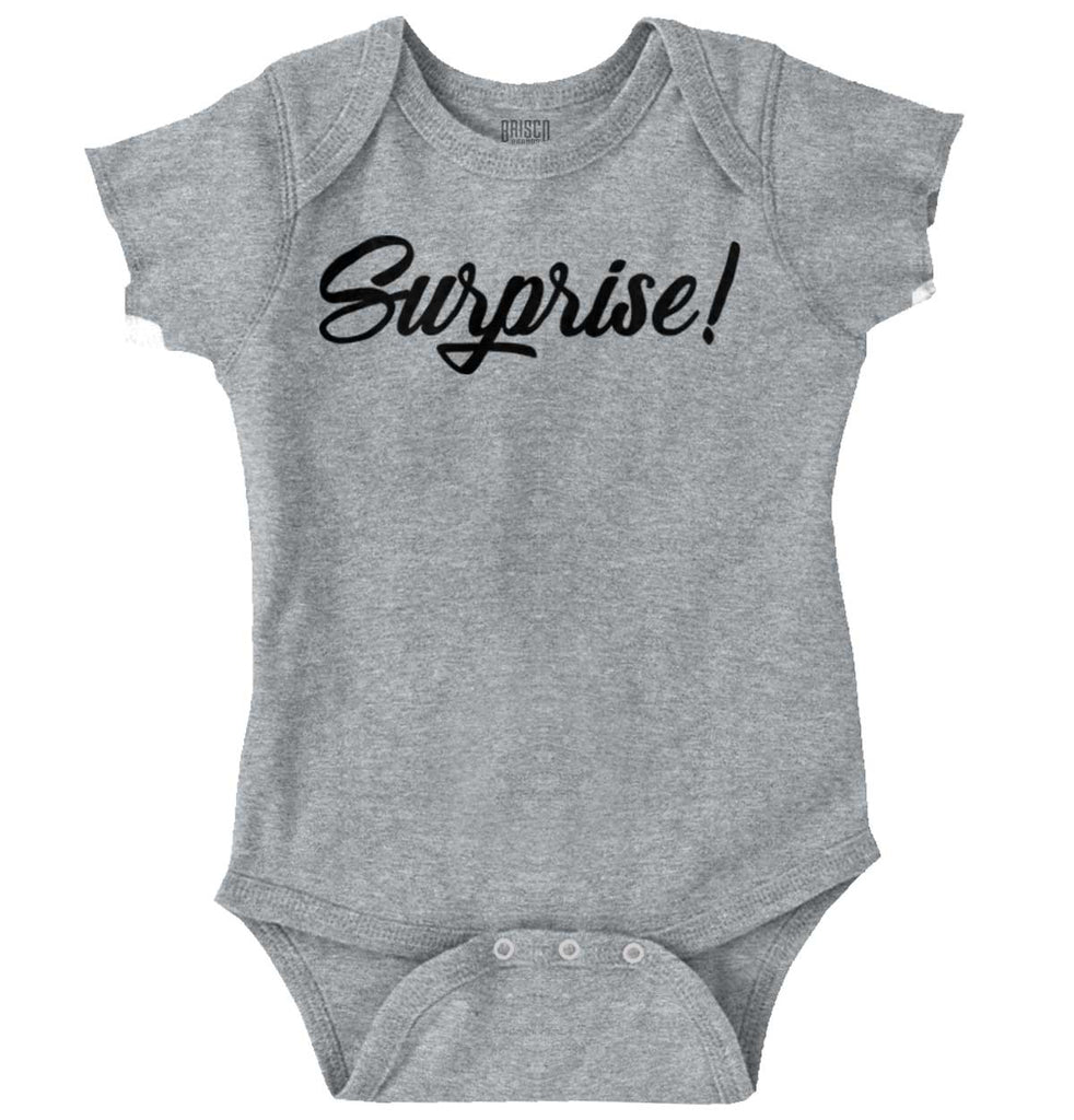Surprise! Romper Bodysuit-Direct To Garment Print-Brisco Baby