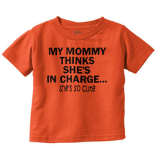 She's So Cute Infant Toddler T Shirt-Direct To Garment Print-Brisco Baby