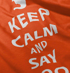 Say Boo Infant Toddler T Shirt-Direct To Garment Print-Brisco Baby