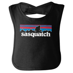 Sasquatch Mountain Infant Baby Bib-Direct To Garment Print-Brisco Baby