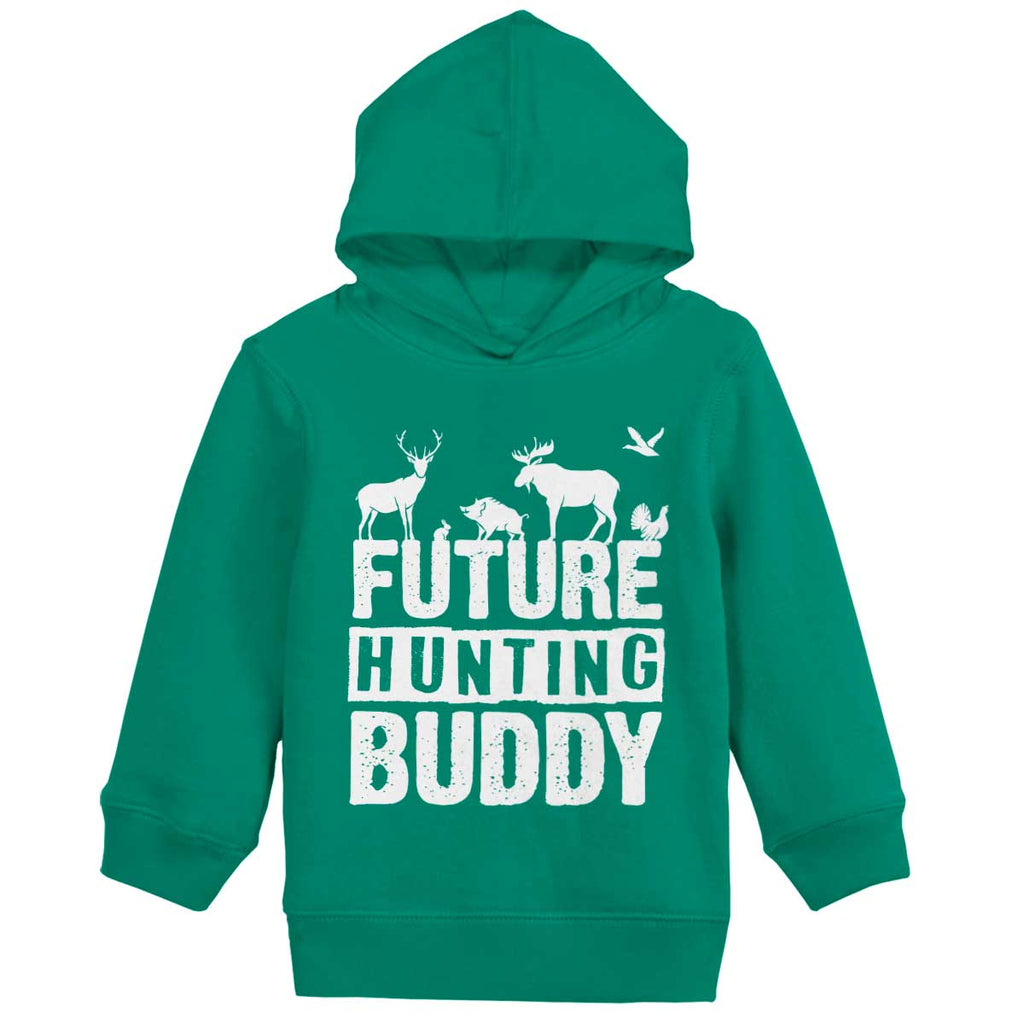 Future Deer Hunting Bud Toddler Pullover Hoodie-Direct To Garment Print-Brisco Baby