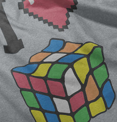 I Love Rubik's Cube Infant Toddler T Shirt-Direct To Garment Print-Brisco Baby