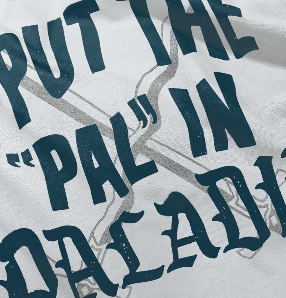 Put The Pal In Paladin Dungeons Trimmed Colored Velcro Bib-Direct To Garment Print-Brisco Baby