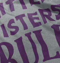 Little Sisters Rule Infant Toddler T Shirt-Direct To Garment Print-Brisco Baby