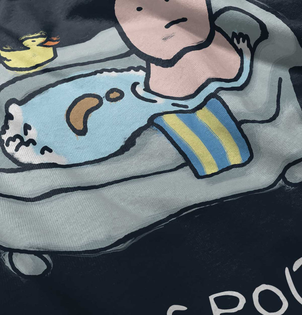 Poop in Bath Infant Toddler T Shirt-Direct To Garment Print-Brisco Baby