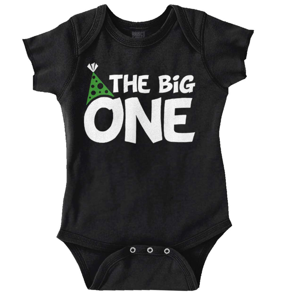 Big One Romper Bodysuit-Direct To Garment Print-Brisco Baby