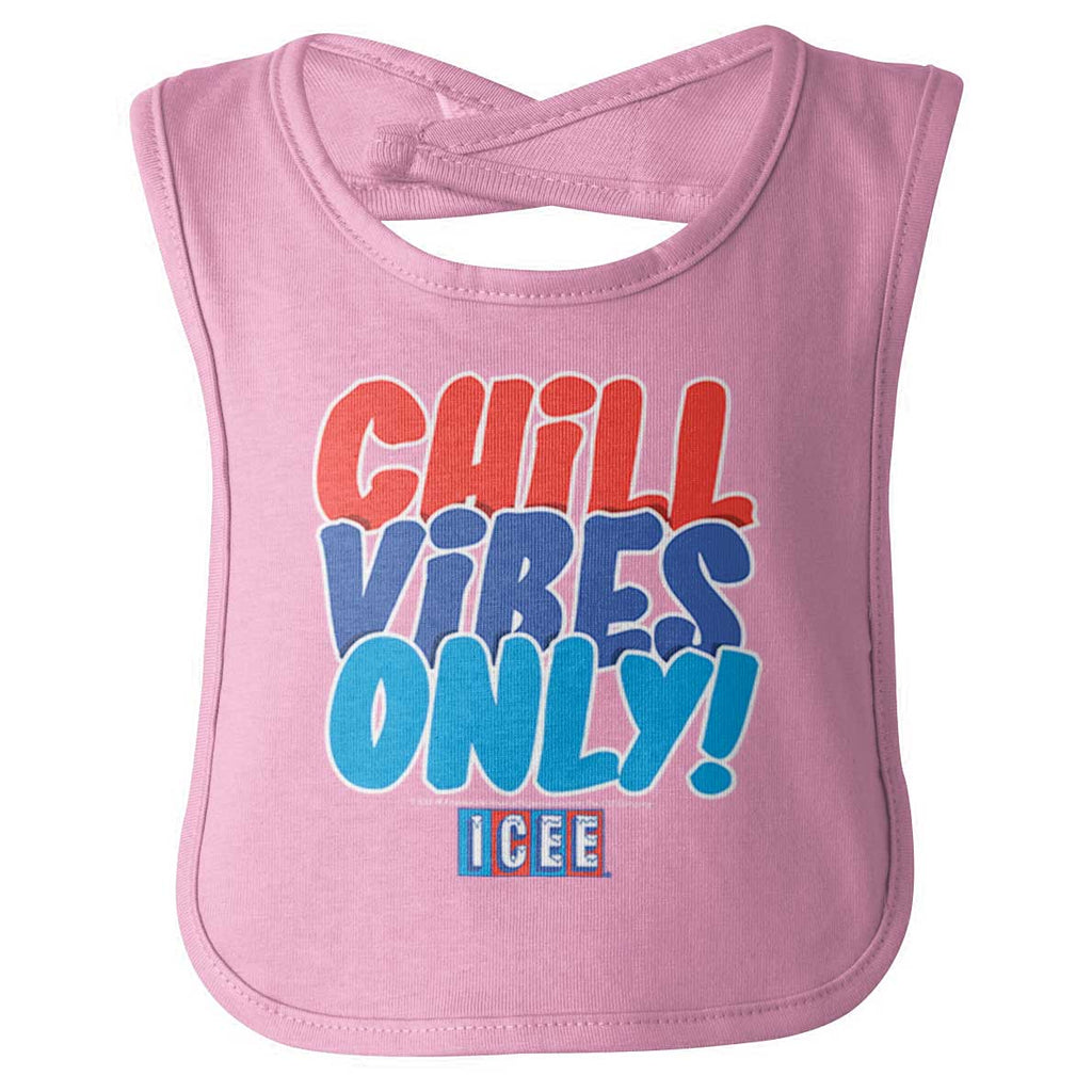 Chill Vibes Only Infant Baby Bib-Direct To Garment Print-Brisco Baby
