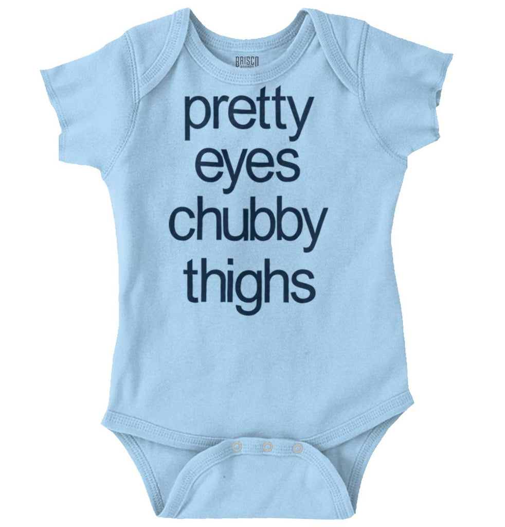 Chubby Thighs Romper Bodysuit-Direct To Garment Print-Brisco Baby
