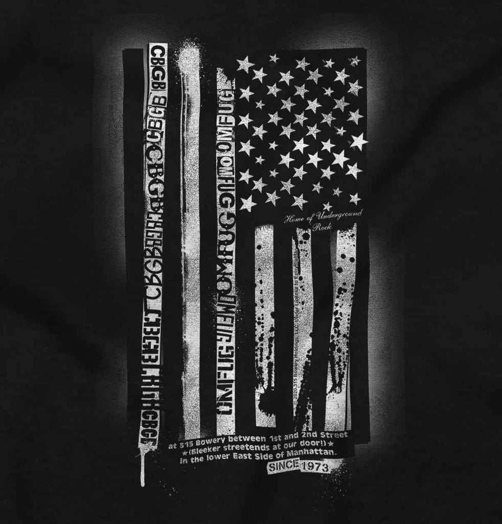 American CBGB Romper Bodysuit-Direct To Garment Print-Brisco Baby