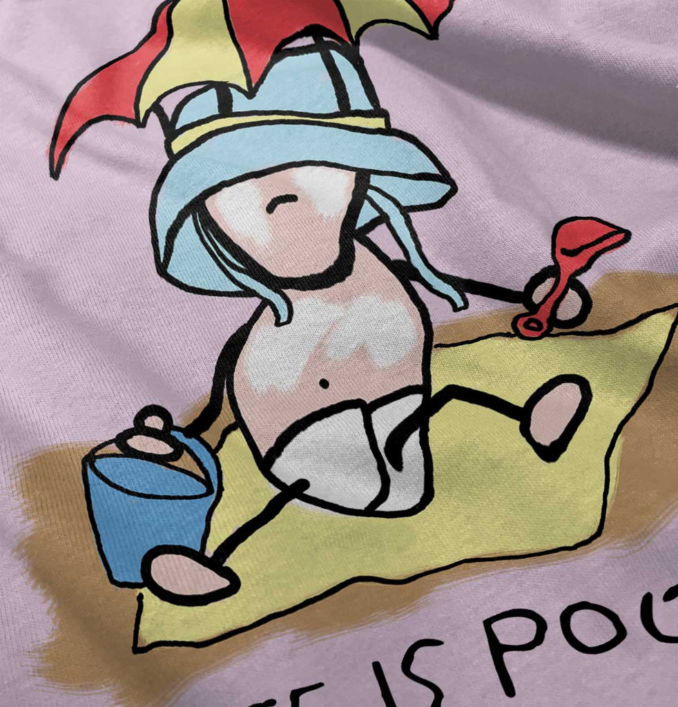 Beach Umbrella Infant Toddler T Shirt-Direct To Garment Print-Brisco Baby