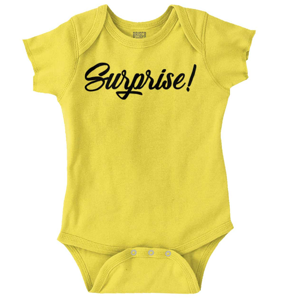 Surprise! Romper Bodysuit-Direct To Garment Print-Brisco Baby