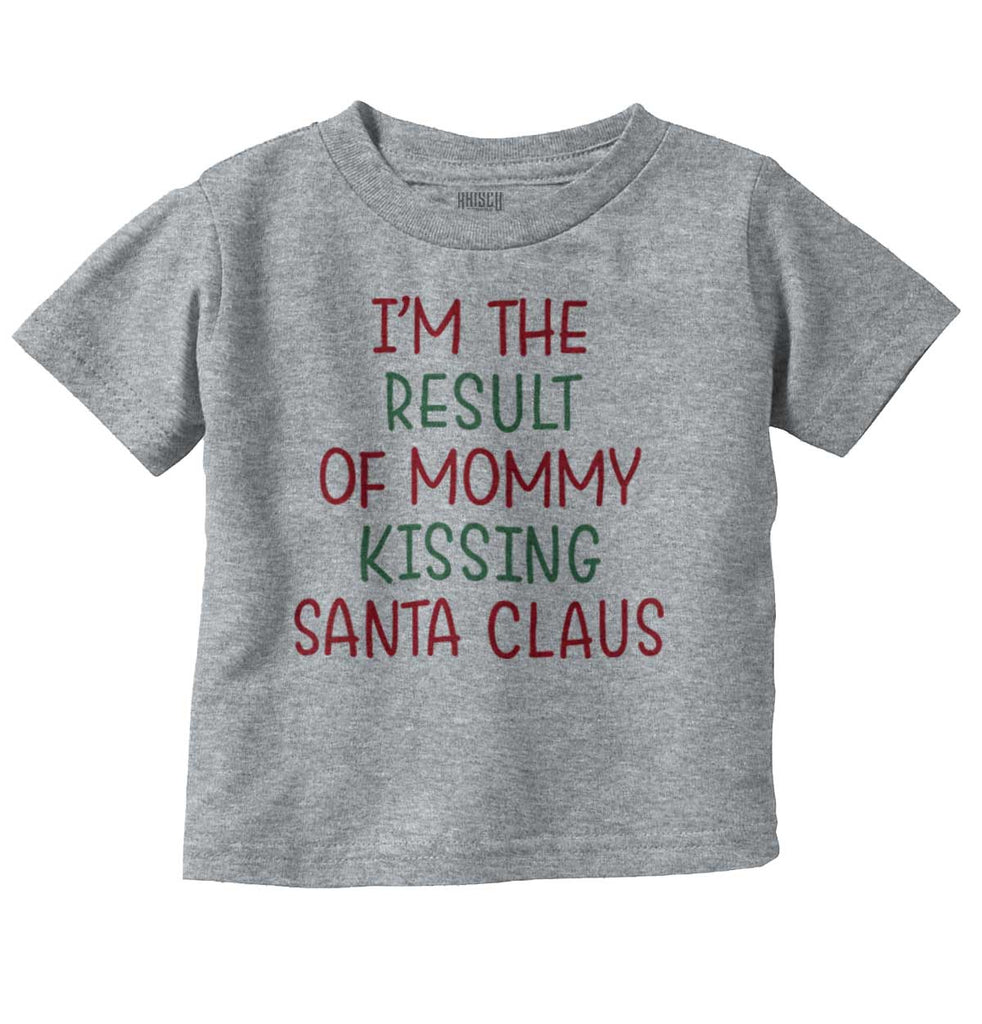 Result Of Mommy Santa Infant Toddler T Shirt-Direct To Garment Print-Brisco Baby