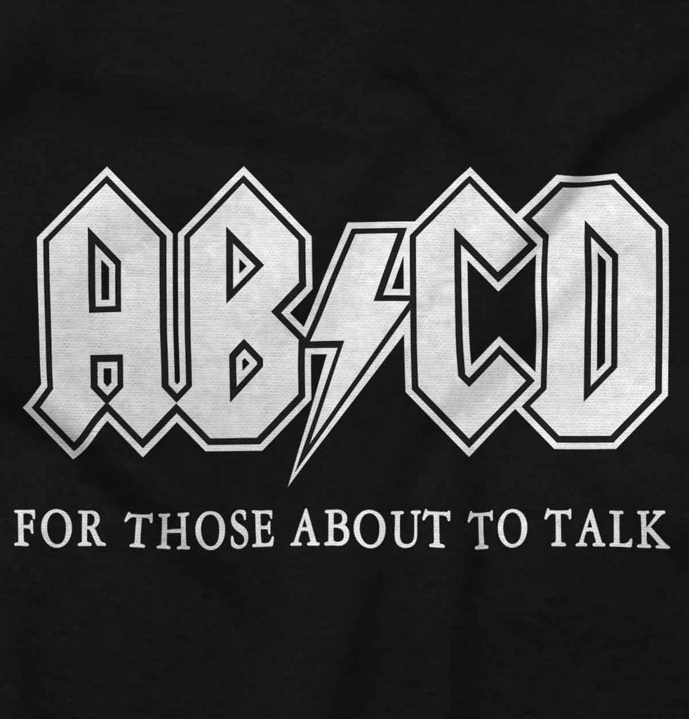 AB CD Infant Toddler T Shirt-Direct To Garment Print-Brisco Baby