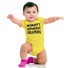 Mommy's Answered Prayer Romper Bodysuit-Direct To Garment Print-Brisco Baby