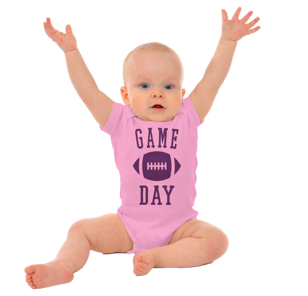 Game Day Romper Bodysuit-Direct To Garment Print-Brisco Baby